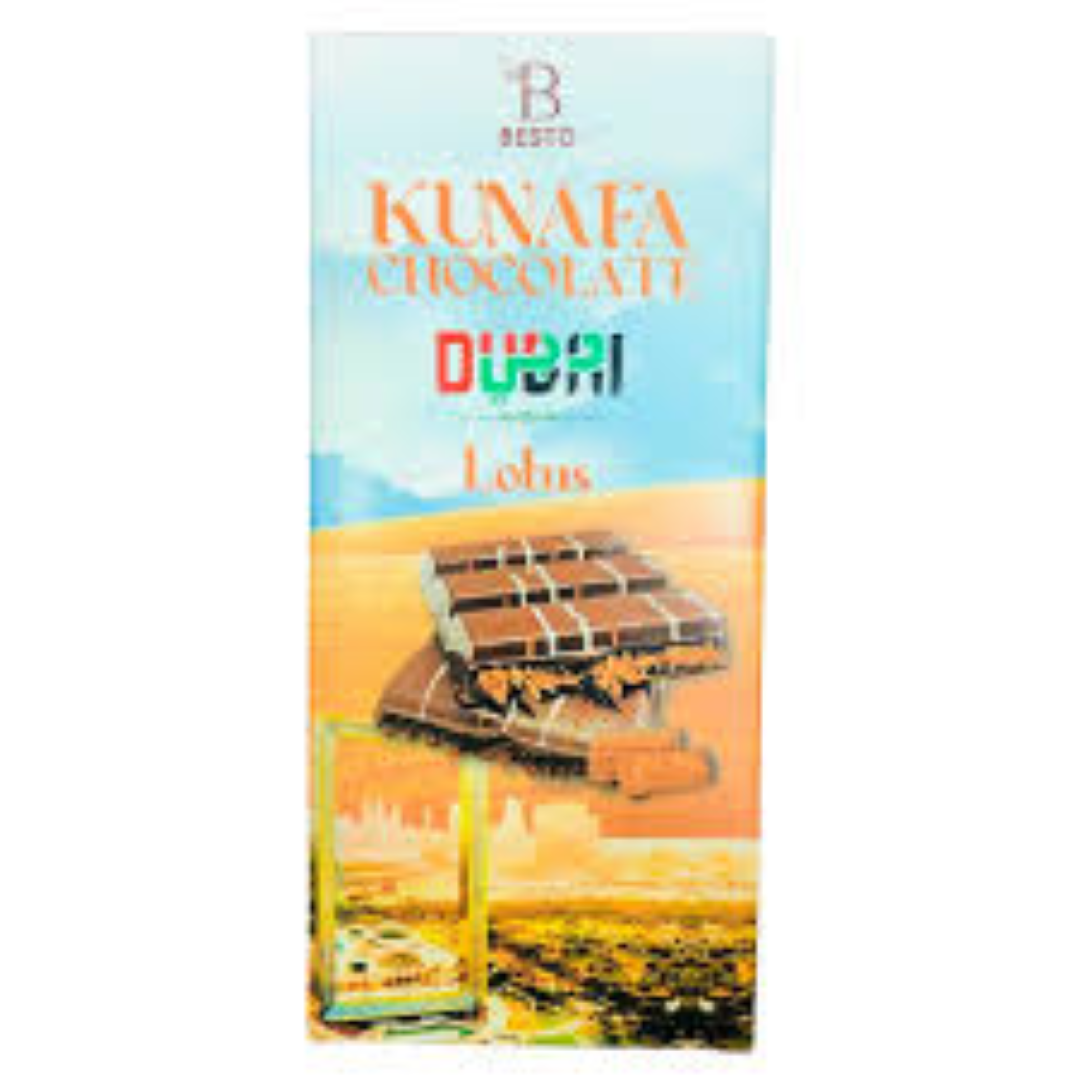 BESTO KUNAFA N LOTUS CHOCOLATE 100G